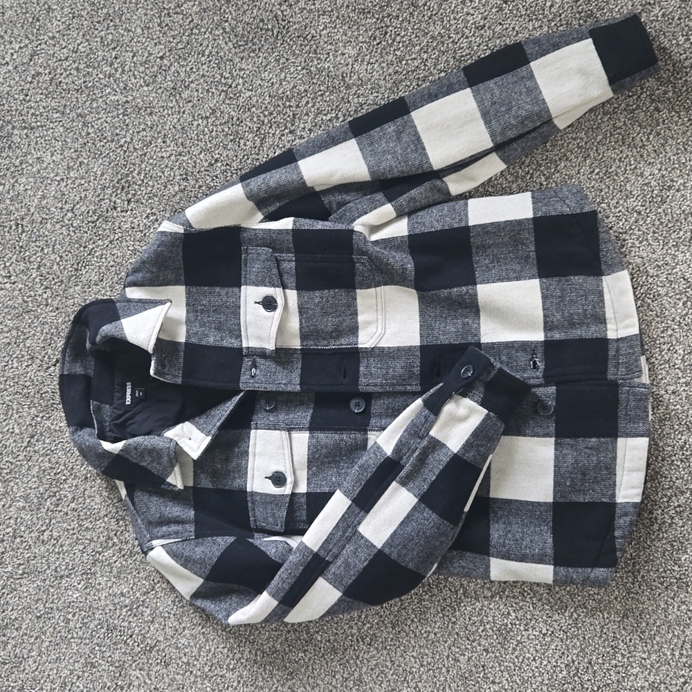 Express plaid jacket